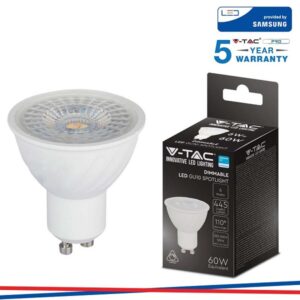 Lampada Led 6W GU10 110° Luce Calda 445 Lumen Samsung Dimmerabile